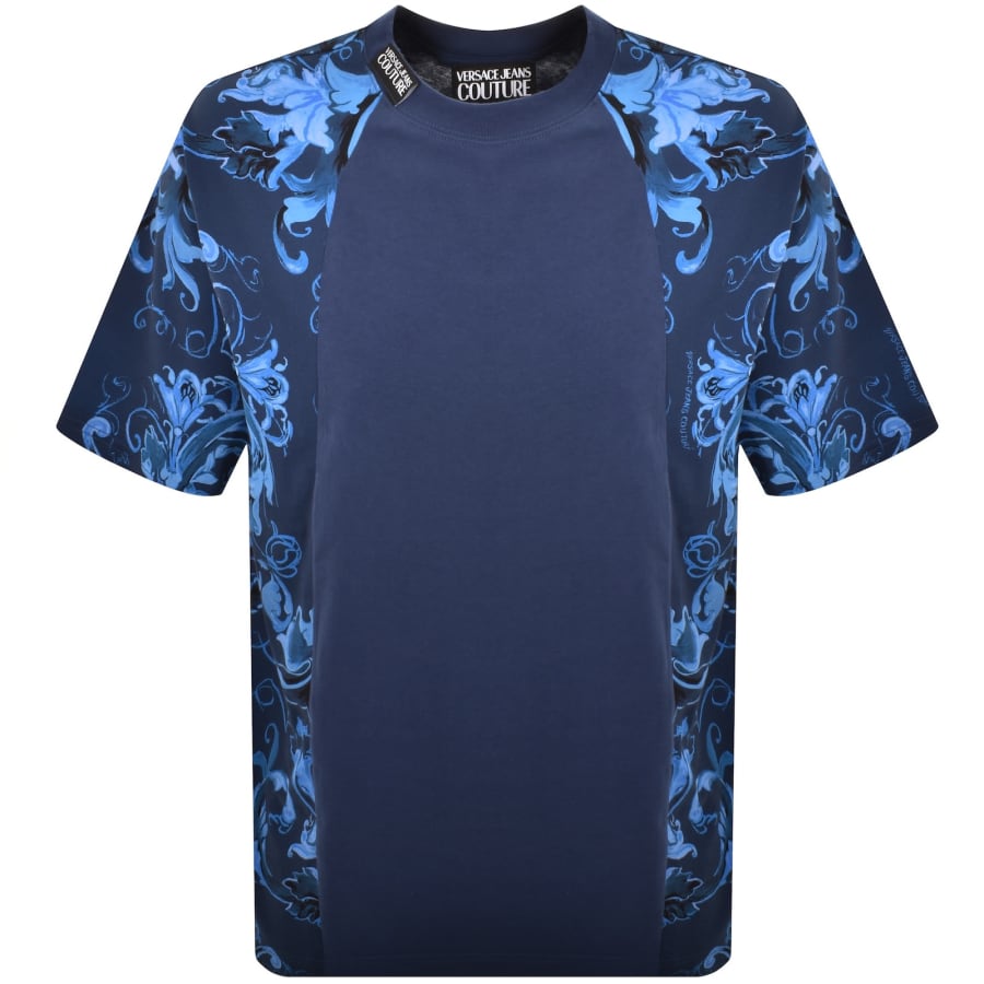 Versace Jeans Couture Relaxed Fit T Shirt Navy | Mainline Menswear